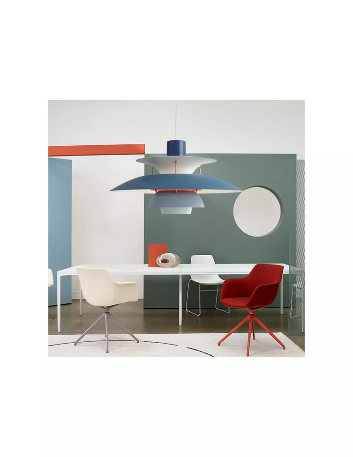 Layera™ – Luminaire Suspendu Métallique à Effet Structuré