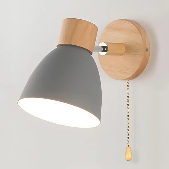 ScandiLuxe™ – Lampe Murale Suspendue Design Naturel
