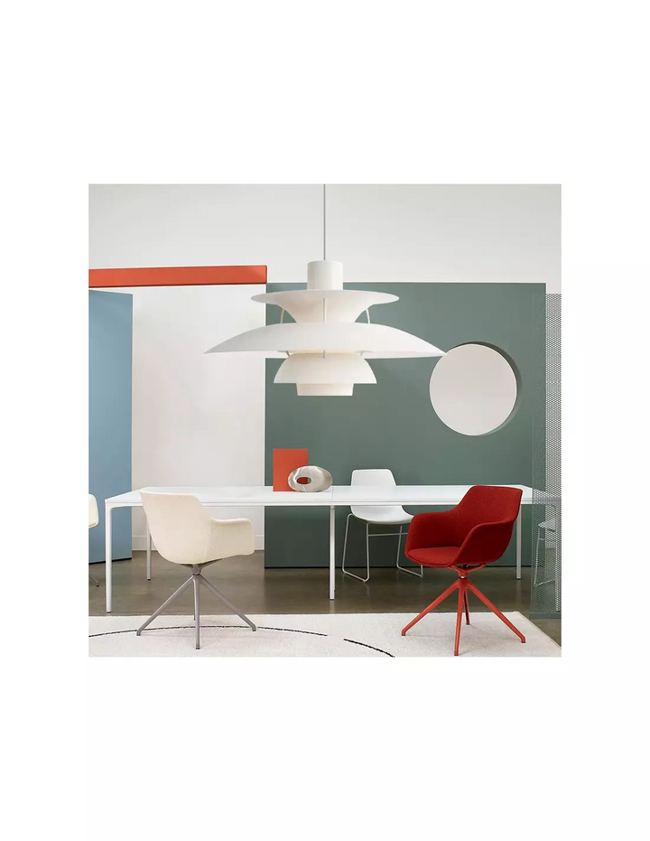 Layera™ – Luminaire Suspendu Métallique à Effet Structuré