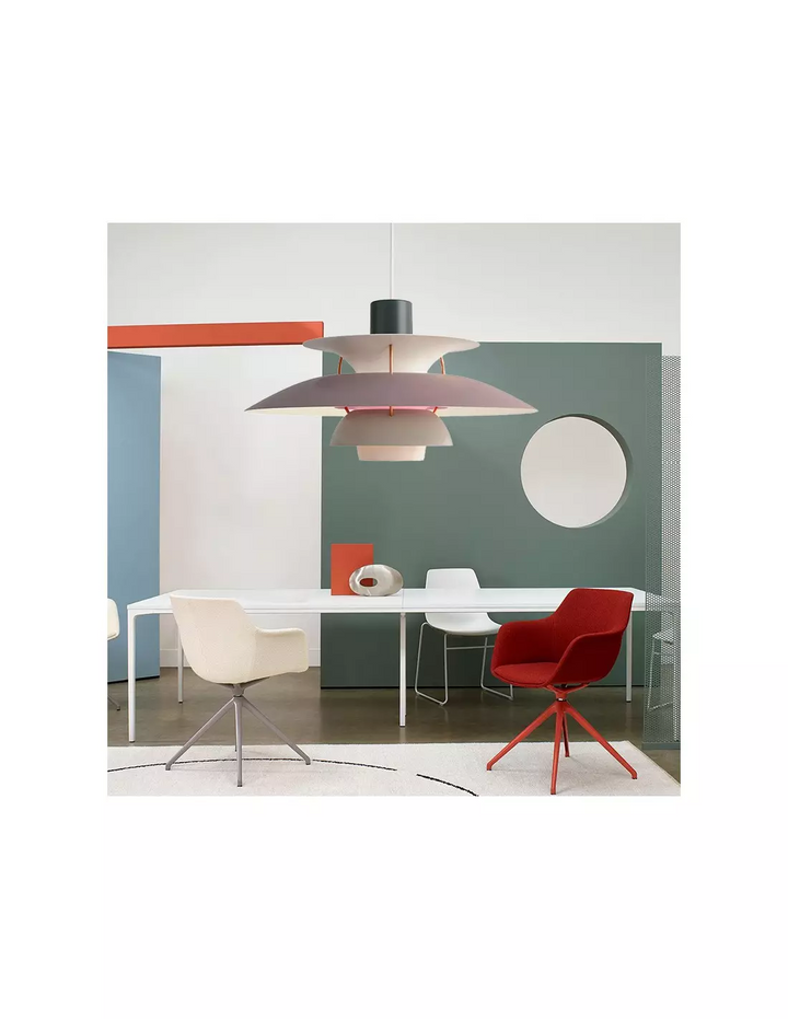 Layera™ – Luminaire Suspendu Métallique à Effet Structuré