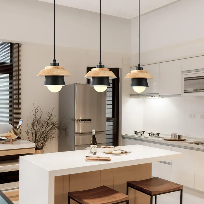 BoisChic™ – Suspension Élégante en Bois Naturel