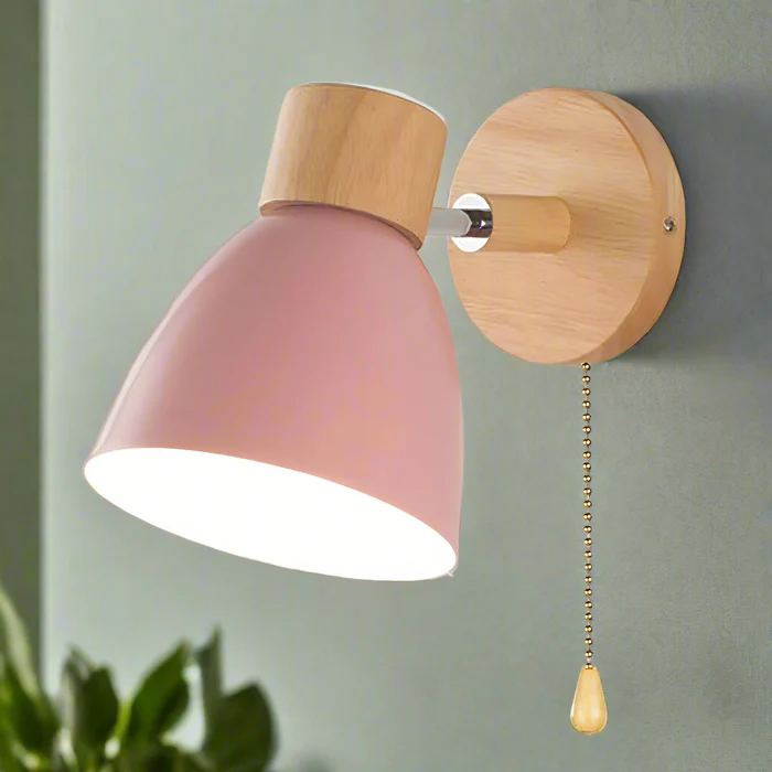 ScandiLuxe™ – Lampe Murale Suspendue Design Naturel