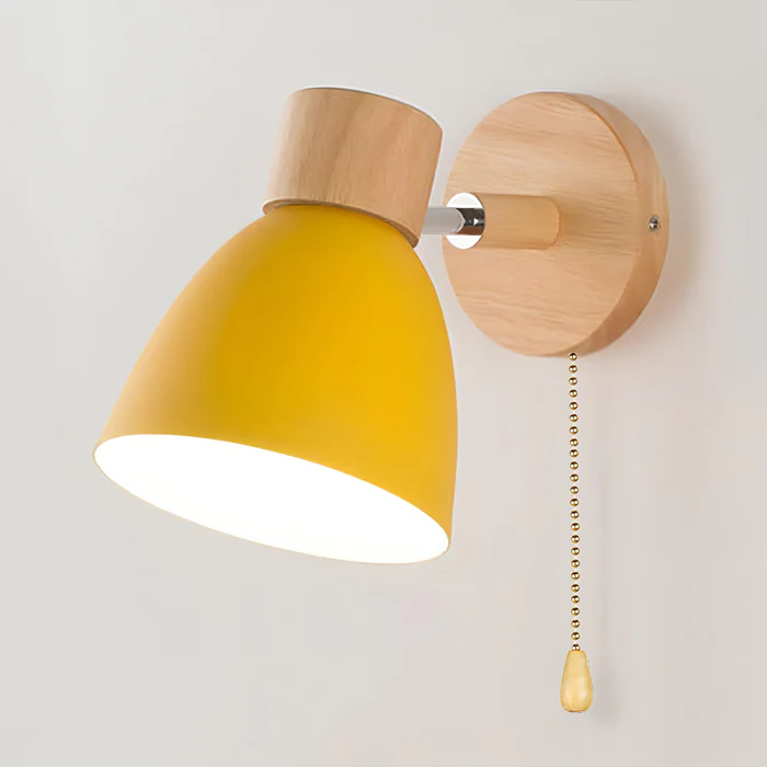 ScandiLuxe™ – Lampe Murale Suspendue Design Naturel
