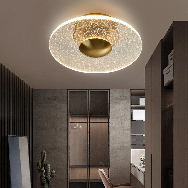 Grainéa™ – Plafonnier Design aux Détails Subtils