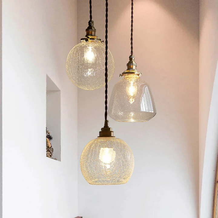 NordéaLux™ – Suspension Design en Verre Cristallin