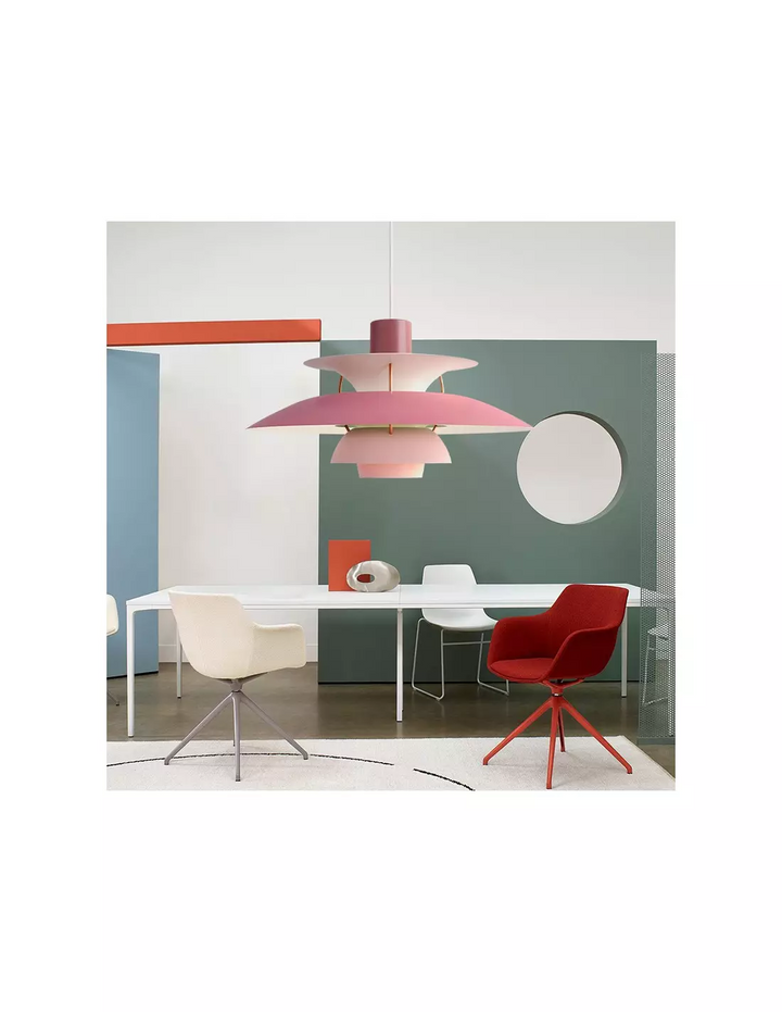 Layera™ – Luminaire Suspendu Métallique à Effet Structuré