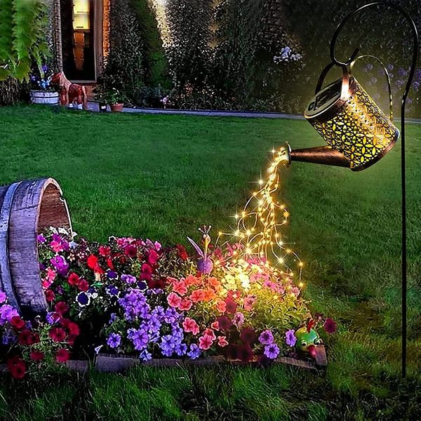Watering Can Sparkles™ – Guirlandes Solaires LED en Cascade