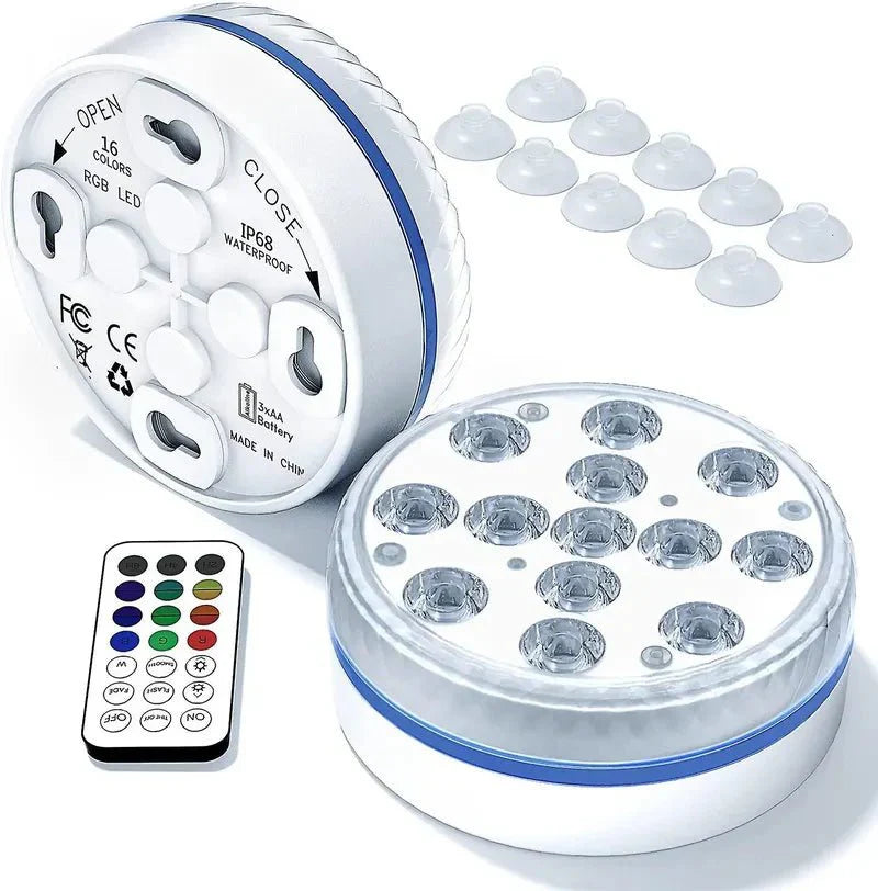 UnderGlow™ – Lumière LED Submersible avec Télécommande