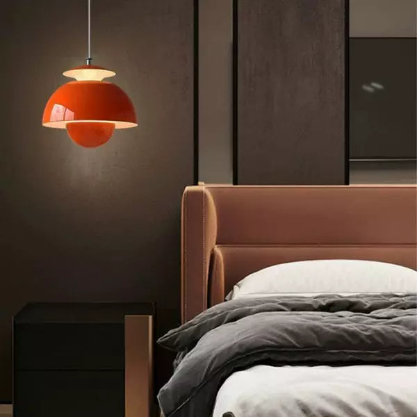 LumiBourgeon™ – Lustre Créatif au Design Floral Rétro