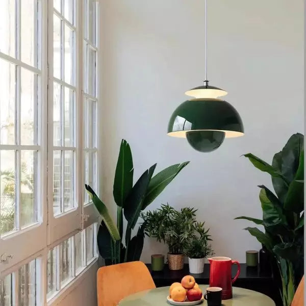 LumiBourgeon™ – Lustre Créatif au Design Floral Rétro