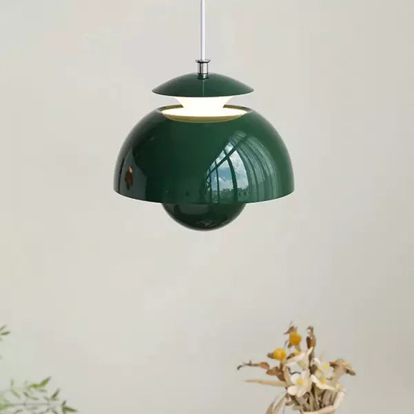 LumiBourgeon™ – Lustre Créatif au Design Floral Rétro