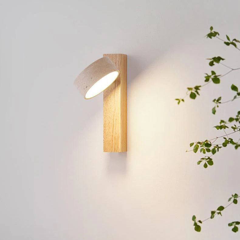 Blancréa™ – Applique Murale Chic en Travertin
