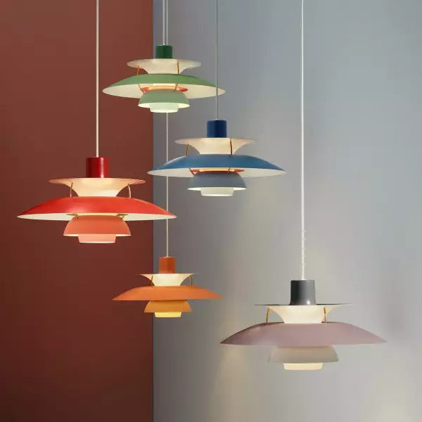 Layera™ – Luminaire Suspendu Métallique à Effet Structuré