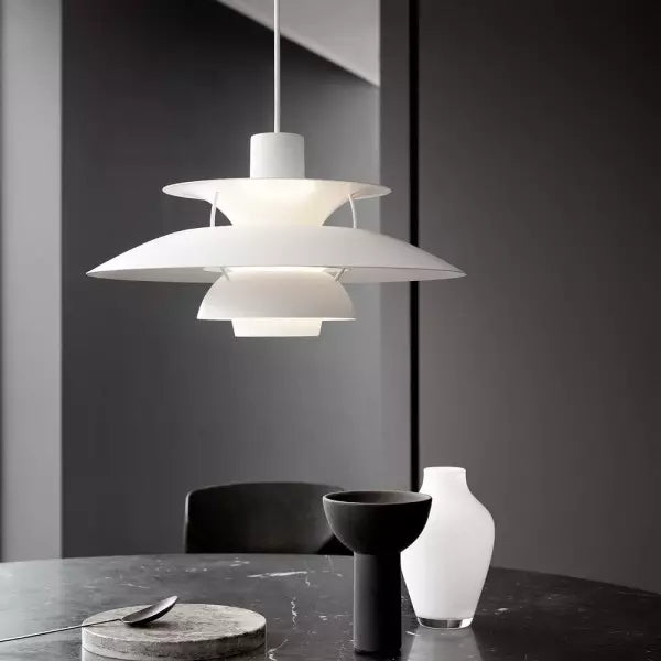 Layera™ – Luminaire Suspendu Métallique à Effet Structuré