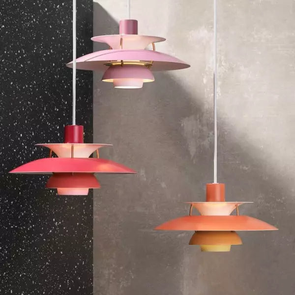 Layera™ – Luminaire Suspendu Métallique à Effet Structuré