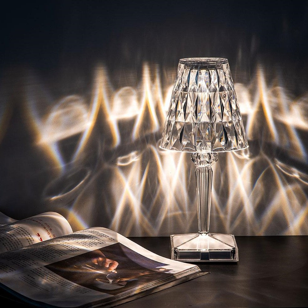 SparkleTouch™ – Lampe tactile en cristal