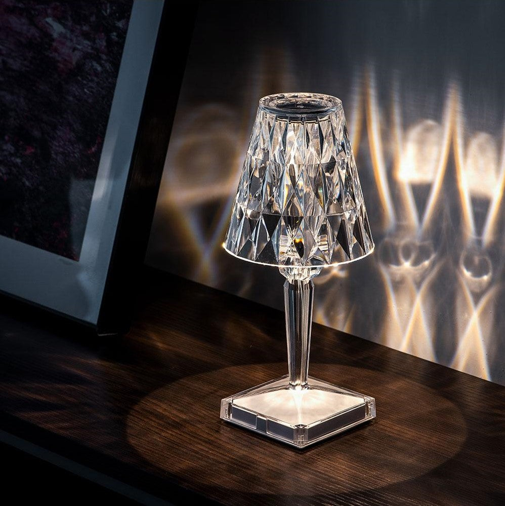 SparkleTouch™ – Lampe tactile en cristal