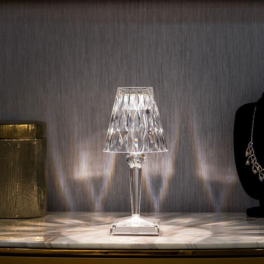 SparkleTouch™ – Lampe tactile en cristal