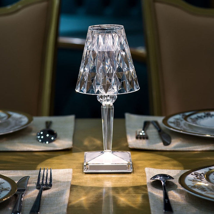 SparkleTouch™ – Lampe tactile en cristal