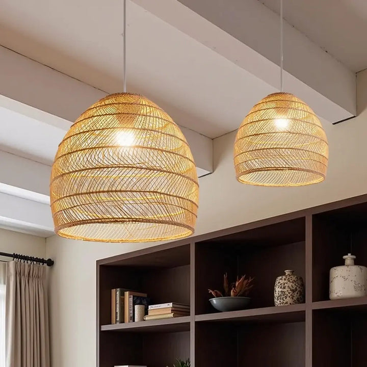 EcoLustre™ – Lumière Suspendue Naturelle