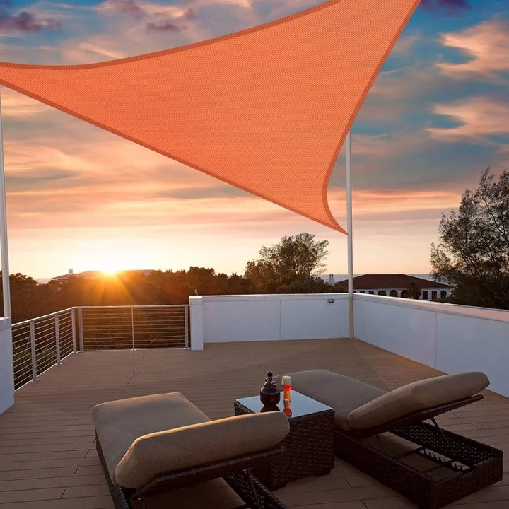OmbraSoleil™ – Toile Triangulaire Orange Anti-UV
