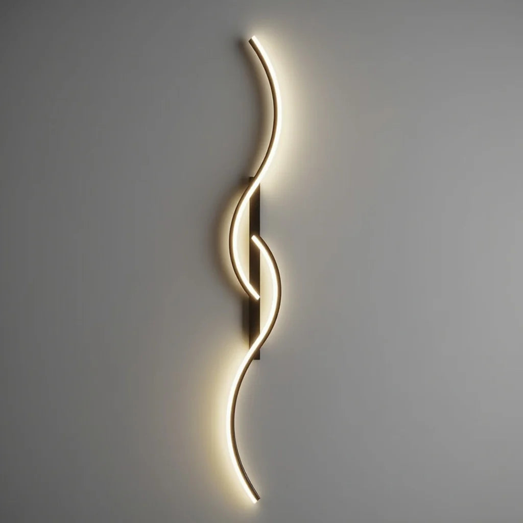 LumiSwerve™ – Applique Murale Ondulée Moderne
